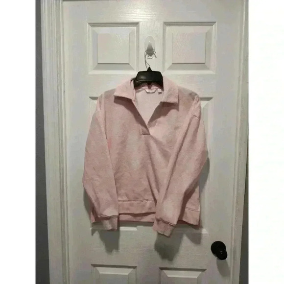 Lady Hagen Pink Golf V Neck Pullover Sweatshirt Size Small - Picture 6 of 8